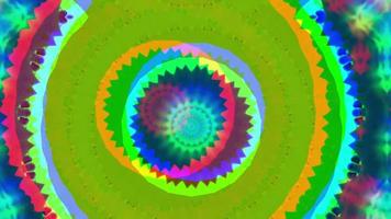Mandala abstrakter Hintergrund, Meditationsmagie verziert. spirituelle Bewegung. kosmisches Chakra. video
