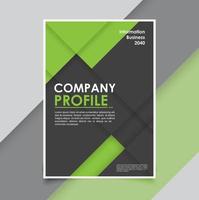 Modern business brochure template minimals vector