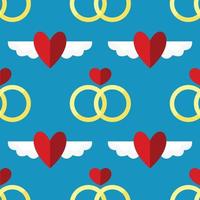 valentine seamless cute stuff pattern art design vector