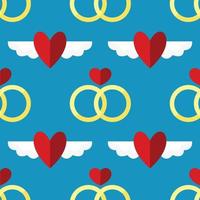 valentine seamless cute stuff pattern art design vector