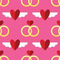 cute stuff valentine seamless pattern art design vector