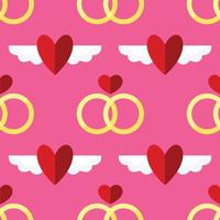 cute stuff valentine seamless pattern art design vector