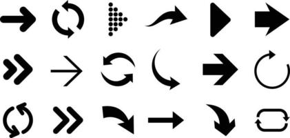 arrow icon design and black vector