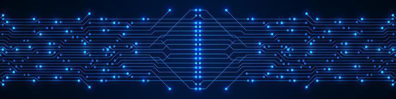 Abstract Technology Background, circuit board and microchip, digital power line vector