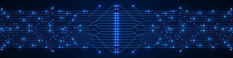 Abstract Technology Background, circuit board and microchip, digital power line