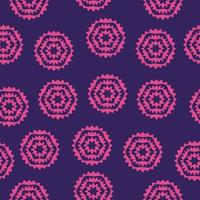 Abstract Geometric Hexagon Star Like Shapes Seamless Background Pattern vector