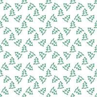 seamless pattern with christmas trees vector