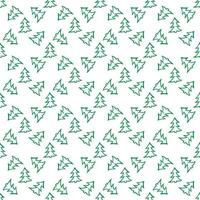 seamless pattern with christmas trees vector