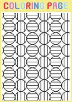 Coloring Pages Geometrical Adults Relaxing Pattern Abstract vector