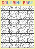 Coloring Pages Geometrical Adults Relaxing Pattern Abstract vector