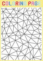 Coloring Pages Geometrical Adults Relaxing Pattern Abstract vector