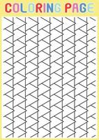 Coloring Pages Geometrical Adults Relaxing Pattern Abstract vector