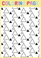 Coloring Pages Geometrical Adults Relaxing Pattern Abstract vector