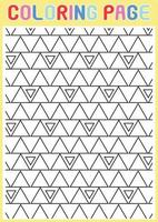 Coloring Pages Geometrical Adults Relaxing Pattern Abstract vector