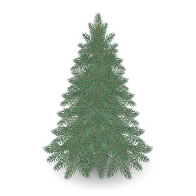 Vintage christmas tree. Merry Christmas and happy new year.