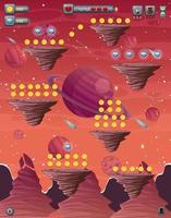 A Game Template Galaxy Space Scene vector