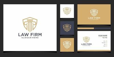 Law firm logo design vector