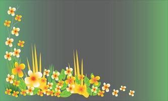 Beautiful natural flower background vector