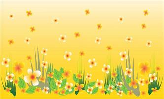 Beautiful natural flower background vector