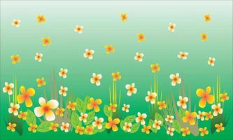 Beautiful natural flower background vector