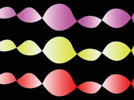 espectro colorido, diseño de espectro, espectro líquido, diseños ondulados vector