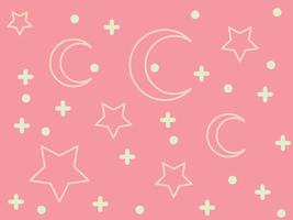 seamless pattern with stars, Memphis background, Memphis pattern, cute design of Memphis vector