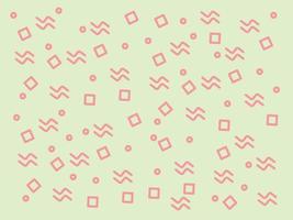 Memphis pattern, cute Memphis design vector