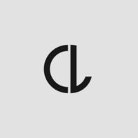 CL letter logo vector template Creative modern shape colorful monogram Circle logo company logo grid logo