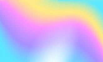 Fantasy background of magical blue sky with white clouds, rainbow and sparkling stars. Vector illustration.