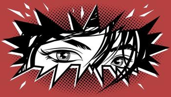 Female Cartoon Eyes Vector Art, Icons, and Graphics for Free Download