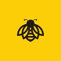 Abstract Bee Logo vector