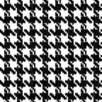 Seamless fashion pattern. Classic style of plaid fabric. Black ana white. vector