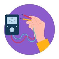 Trendy Avometer Concepts vector