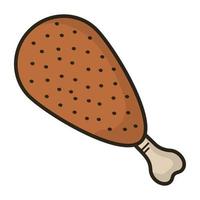 Trendy Drumstick Concepts vector