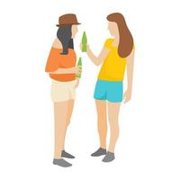 Friends Picnic Concepts vector