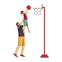 Trendy Basketball Concepts vector
