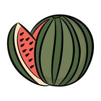 Trendy Watermelon Concepts vector