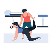 Physical Therapy Concepts vector