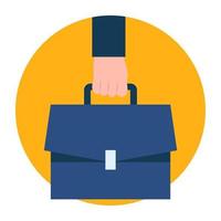 Trendy Briefcase Concepts vector