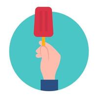 Trendy Popsicle Concepts vector