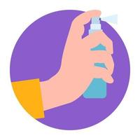 Spray Bottle Concepts vector