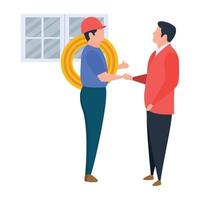 Trendy Discussion Cocepts vector