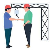 Engineer Discussion Concepts vector