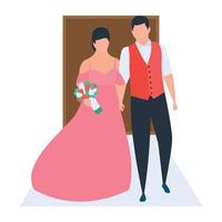 Wedding Couple Concepts vector