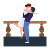 Romantic Couple Concepts vector