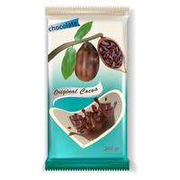 vector de embalaje de chocolate realista
