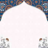 mosque style mandala background. creative background mandala art. Islamic background decoration vector