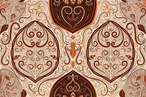 abstract traditional ornament pattern. vintage traditional pattern art. creative pattern decoration vector