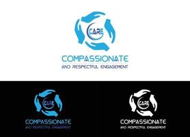 Compassionate Logo or Icon Design Vector Image Template