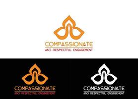 Compassionate Logo or Icon Design Vector Image Template